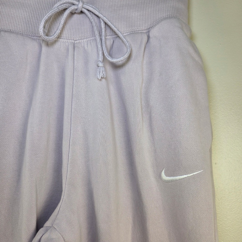 Nike Womens High Rise Fleece Jogger Sweatpants Drawstring XS